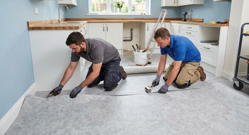Sheet Linoleum Installation in Duvall, WA