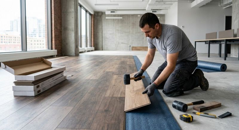 Our team working on Flooring Service projects in Lake Stevens, WA