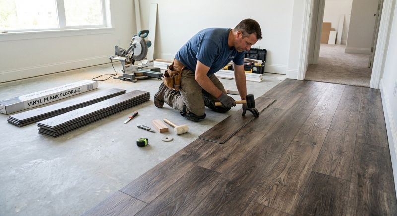Linoleum Floor Installation in Lynnwood, WA