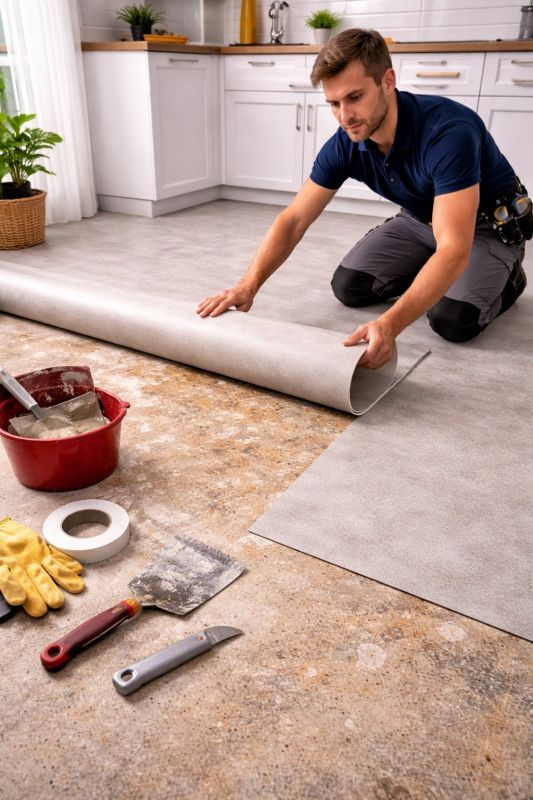 Linoleum Floor Installation in Marysville, WA