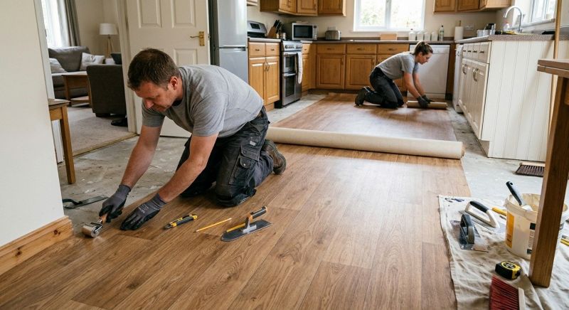 Linoleum Flooring Replacement in Lake Stevens, WA