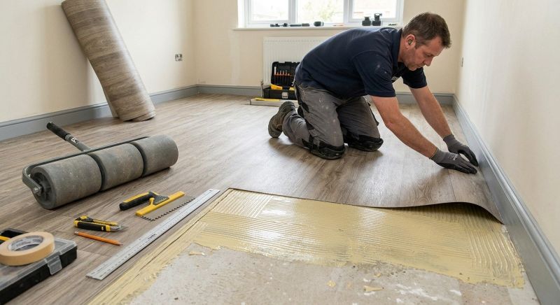 Sheet Flooring Installation in Edmonds, WA