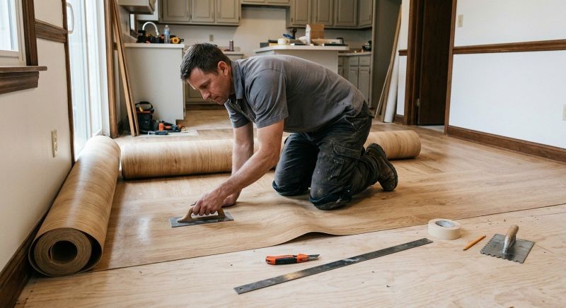 Sheet Flooring Installation in Kenmore, WA