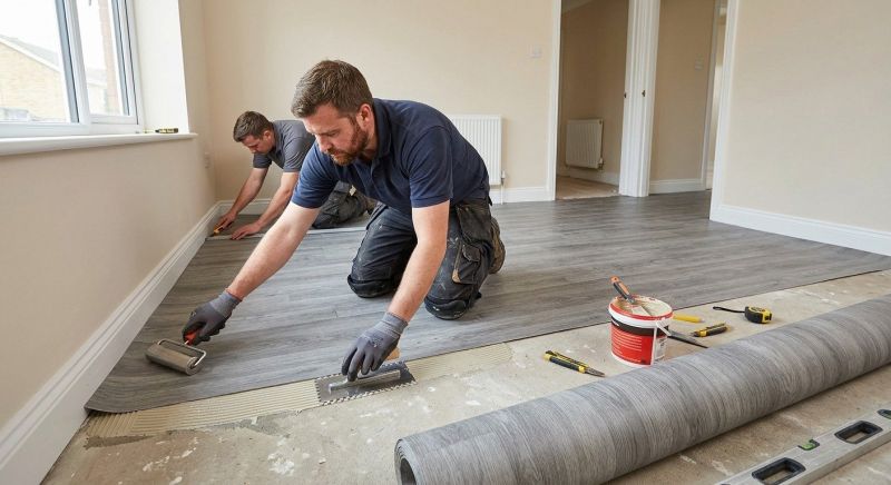 Sheet Linoleum Installation in Monroe, WA