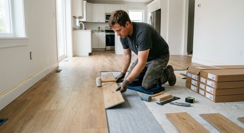 Vinyl Plank Floor Installation in Lake Stevens, WA